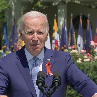 "The right to bear arms is not an absolute right that dominates all others," President Joe Biden said during remarks celebrating the passage of historic new gun legislation. 