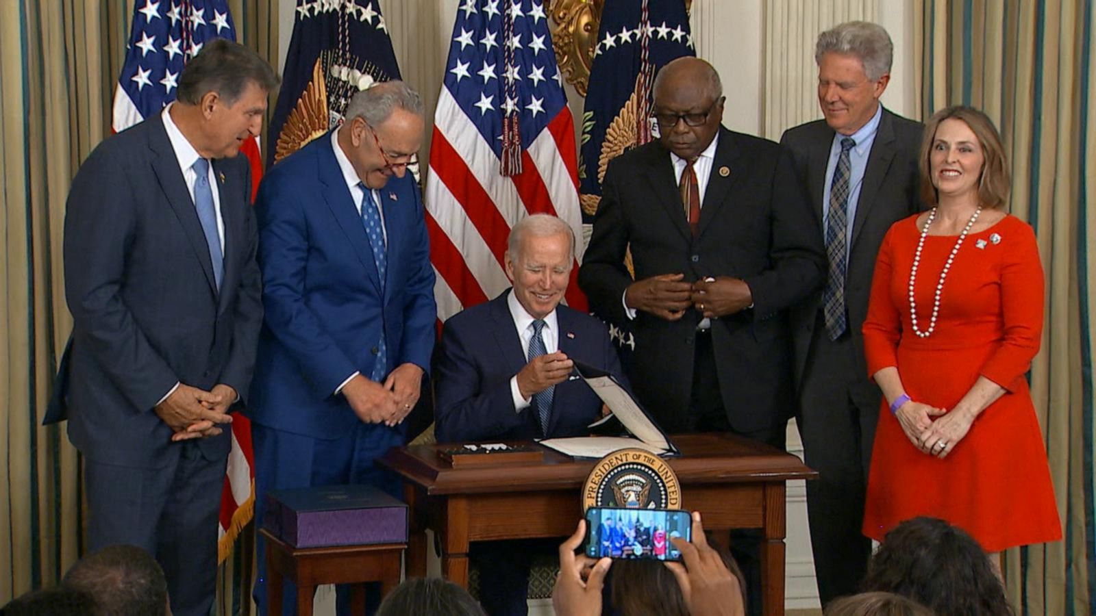 President Biden signs Inflation Reduction Act Good Morning America