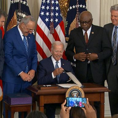 VIDEO: President Biden signs Inflation Reduction Act