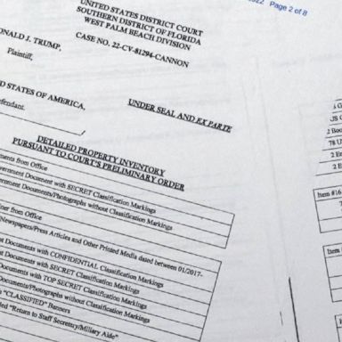 A federal judge on Friday unsealed a more detailed inventory of what the FBI seized from former President Donald Trump's Mar-a-Lago estate. 