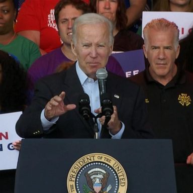 VIDEO: President Biden praises unions, touts Inflation Reduction Act