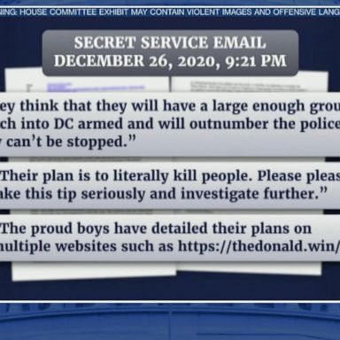 VIDEO: Secret Service documents presented by Jan. 6 committee