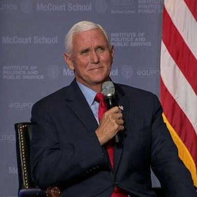 Former Vice President Mike Pence was asked a question about whether he will vote for former President Donald Trump if he runs in 2024.