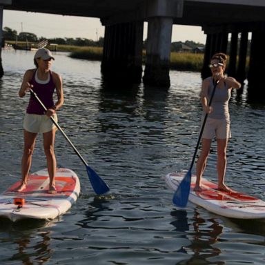 VIDEO: Race to November: Paddleboarding with Rep. Nancy Mace