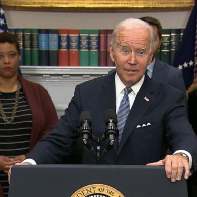 President Joe Biden called the $1.4 trillion decline in the federal deficit “the largest one-year drop in American history.”