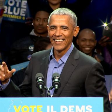 VIDEO: Former President Obama joins campaign trail in Georgia as Election Day nears