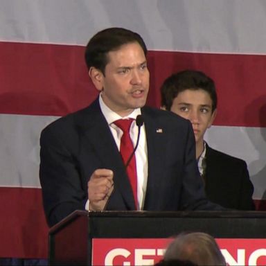 "After tonight, the Republican Party will never be the same," Sen. Marco Rubio said in a victory speech Tuesday night.