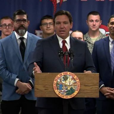 Florida Gov. Ron DeSantis said taking "incoming fire" is part of the job.