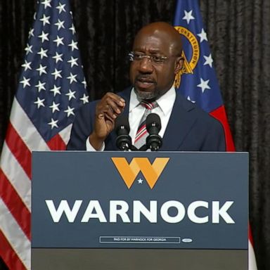 VIDEO: ABC News Live: Democratic Sen. Raphael Warnock wins reelection in Georgia runoff