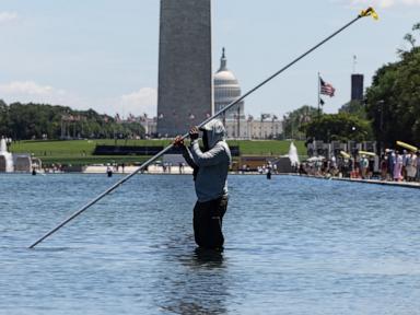 Trump says arrests made over alleged vandalism at Lincoln Memorial Reflecting Pool
