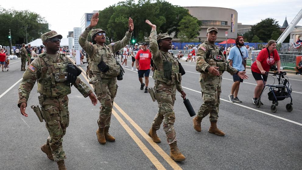 PHOTO: A Tribute To America On The National Mall In D.C. Celebrates America's 250th