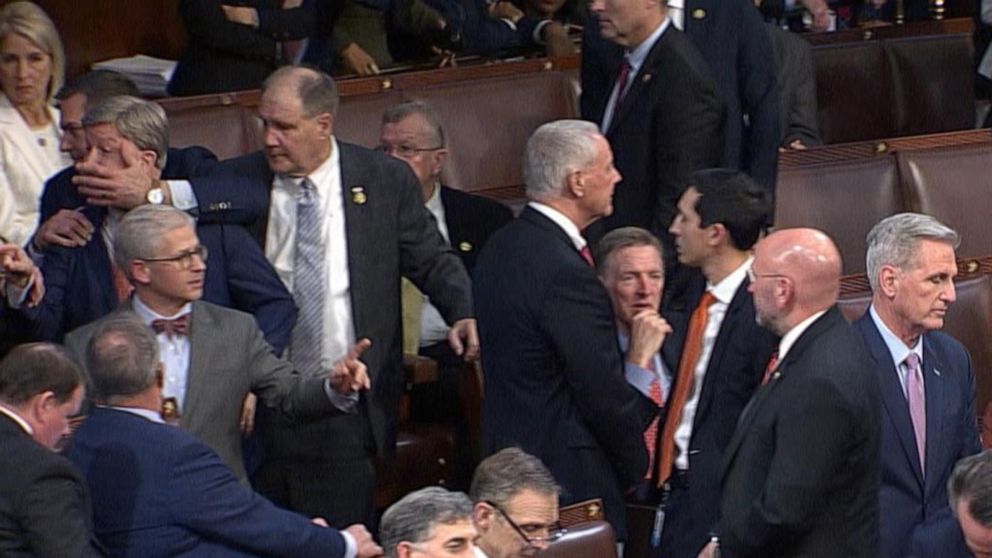 Video Heated moment on the House floor - ABC News