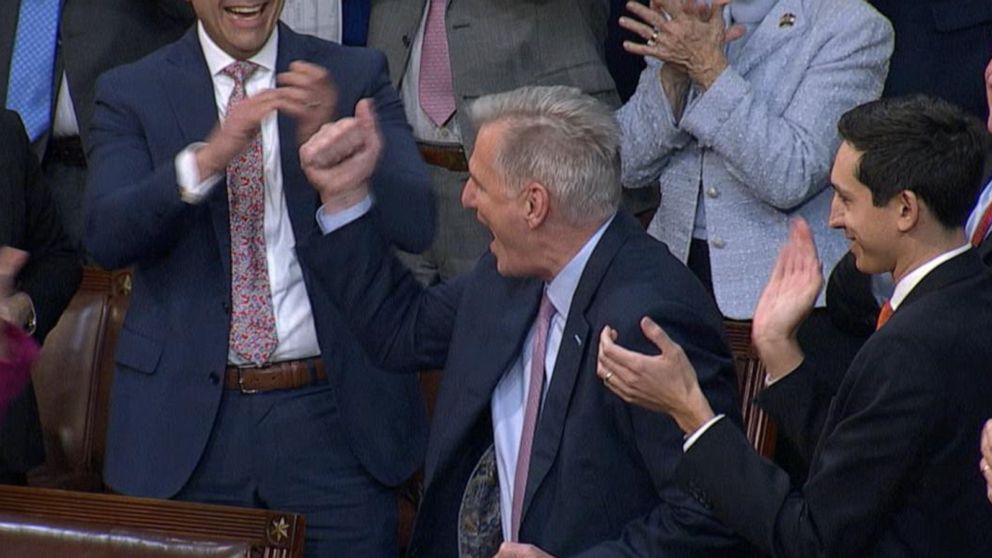 Kevin McCarthy elected Speaker of the House GMA