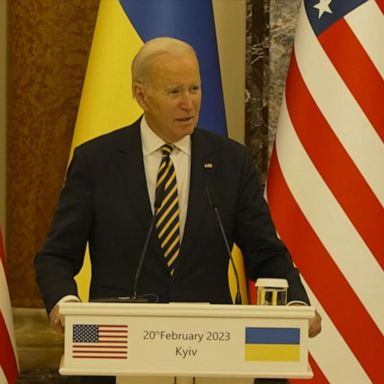 VIDEO: Biden speaks in Ukraine ahead of 1 year anniversary of its war with Russia