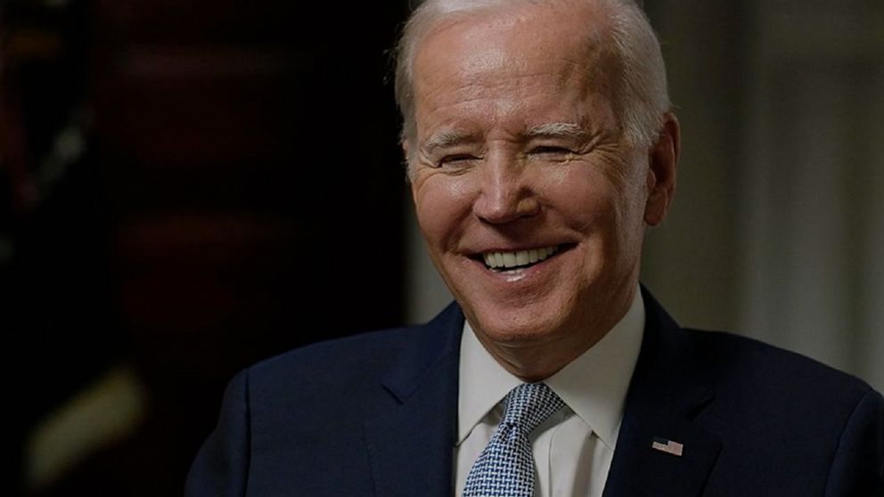 Video Biden responds to potential 2024 presidential run ABC News