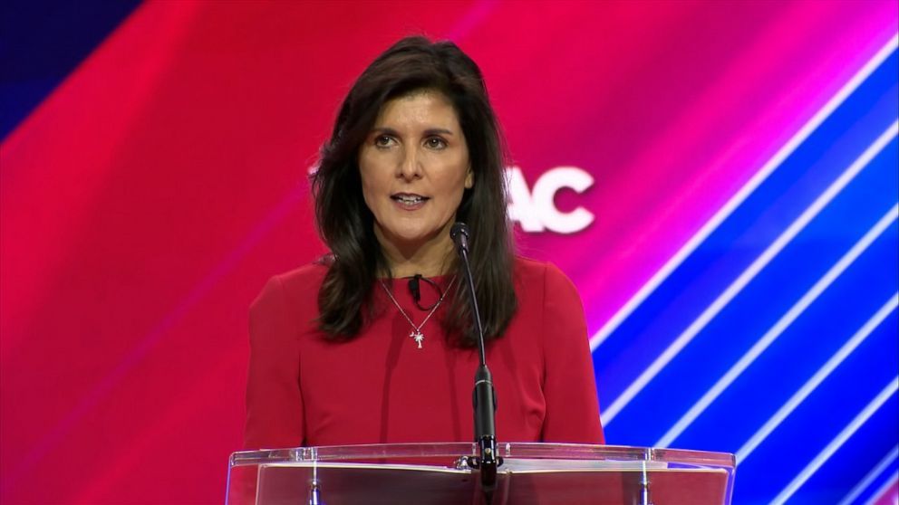 Video Nikki Haley delivers remarks at CPAC - ABC News