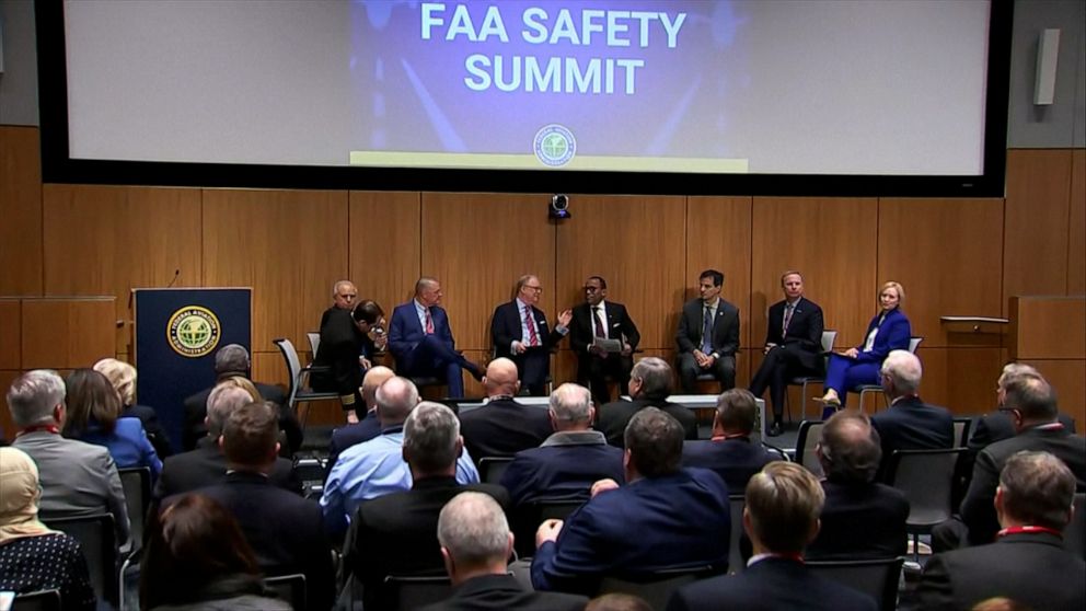 Video FAA holds safety summit amid close calls ABC News