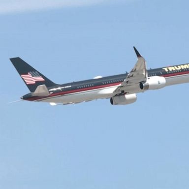 VIDEO: Trump's airplane leaves Palm Beach International Airport for New York