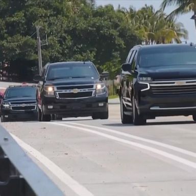 VIDEO: Trump leaves Mar-a-Lago on his way to airport for arraignment in New York