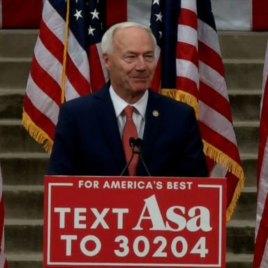 The Republican served as governor of Arkansas from 2015 to 2023.