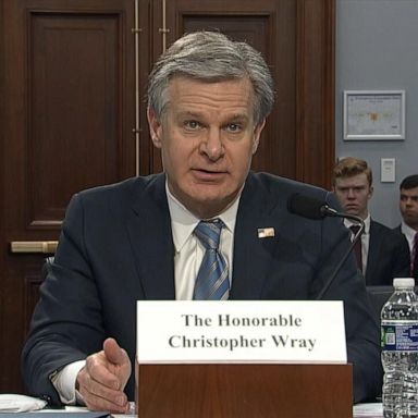 FBI Director Christopher Wray testified before the House Appropriations Subcommittee Thursday on cyber threats around the world and the rise in violent crime in the U.S.