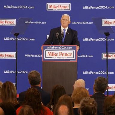 VIDEO: Pence talks Jan. 6th in announcement for candidacy for president