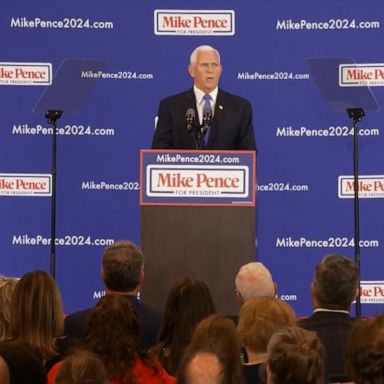 VIDEO: Former Vice President Mike Pence officially begins presidential campaign