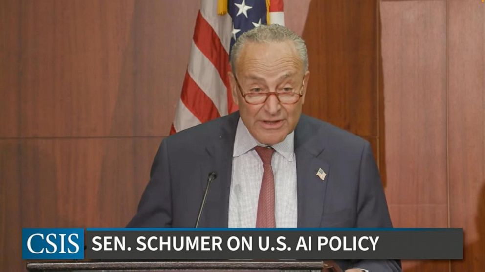 Video Schumer Unveils New AI Framework As Congress Wades Into ...