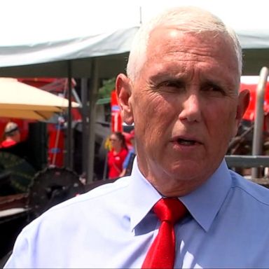 Former Vice President Mike Pence reacted to his former boss' latest indictment while on the campaign trail.