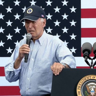 PHOTO: President Joe Biden celebrated Labor Day with remarks in front of a union crowd in Philadelphia.