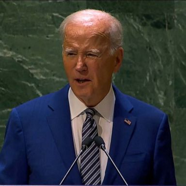 President Joe Biden on Tuesday issued a defense of American leadership and reiterated U.S. support for Ukraine during a speech at the United Nations.