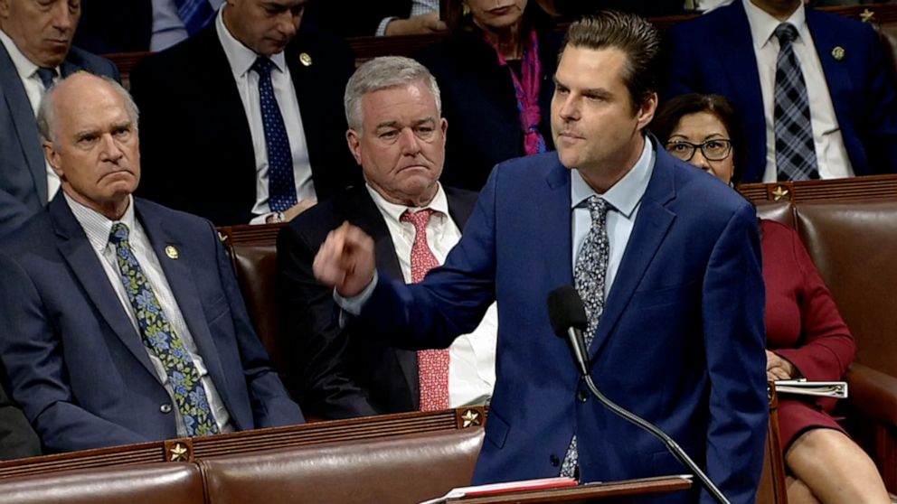 Gaetz debates motion to oust speaker: 'Chaos is Speaker McCarthy' | GMA