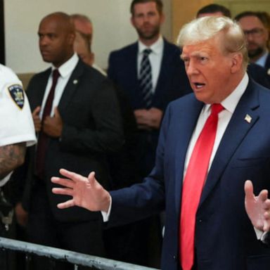 VIDEO: Trump appears in court again in New York trial on business dealings