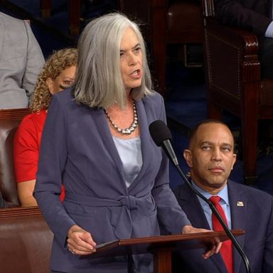 House Democratic Whip Katherine Clark nominated Hakeem Jeffries for speaker.