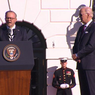 VIDEO: Biden welcomes Australian Prime Minister Albanese to White House 