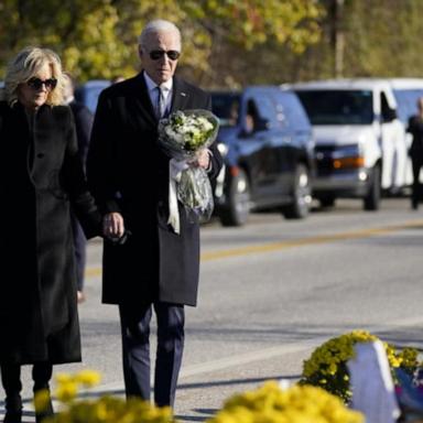 VIDEO: Biden meets with families, first responders in Lewiston after mass shooting