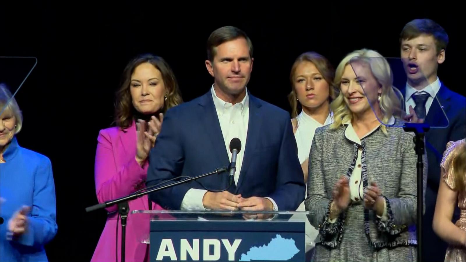 Kentucky Gov. Beshear Gives Victory Speech After Projected Reelection ...