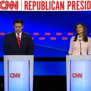 VIDEO: GOP candidates shy away from attacking Trump during debate