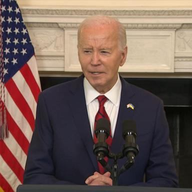 VIDEO: Biden touts passing of foreign aid package