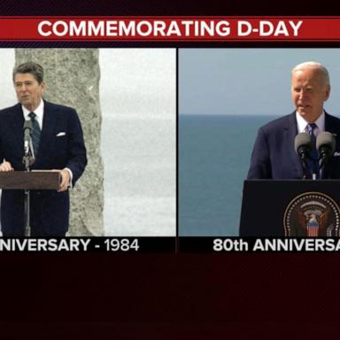 VIDEO: Biden channels Ronald Reagan in Normandy speech