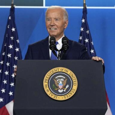 VIDEO: Biden campaigns in Detroit after NATO press conference