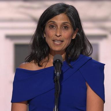 VIDEO: Usha Vance touts husband before his big speech