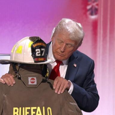 VIDEO: Trump addresses rally shooting victims, calls for moment of silence