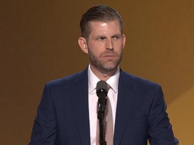 WATCH:  'We no longer trust our elections': Eric Trump slams father's critics