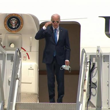 VIDEO: Biden makes 1st appearance since ending reelection campaign