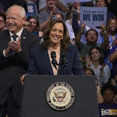 VIDEO: VP Harris speaks at campaign rally after tapping Walz as running mate