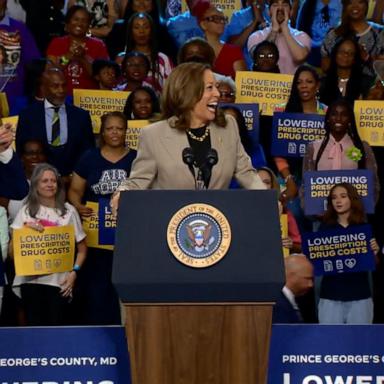 VIDEO: Joe Biden and Kamala Harris hold first joint event since Biden dropped out