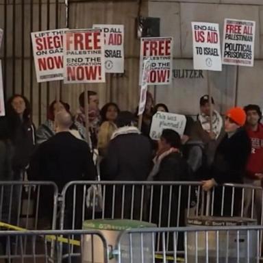 VIDEO: Pro-Palestinian protesters plan to march on DNC