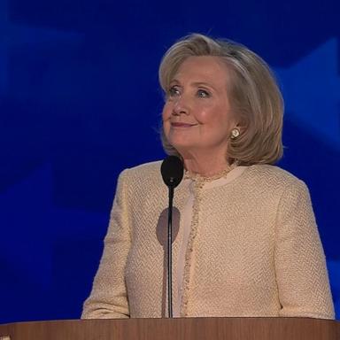 VIDEO: Hillary Clinton thanks Joe Biden for a 'lifetime of service' during DNC speech