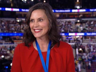 WATCH:  Gov. Gretchen Whitmer discusses the Harris-Walz ticket